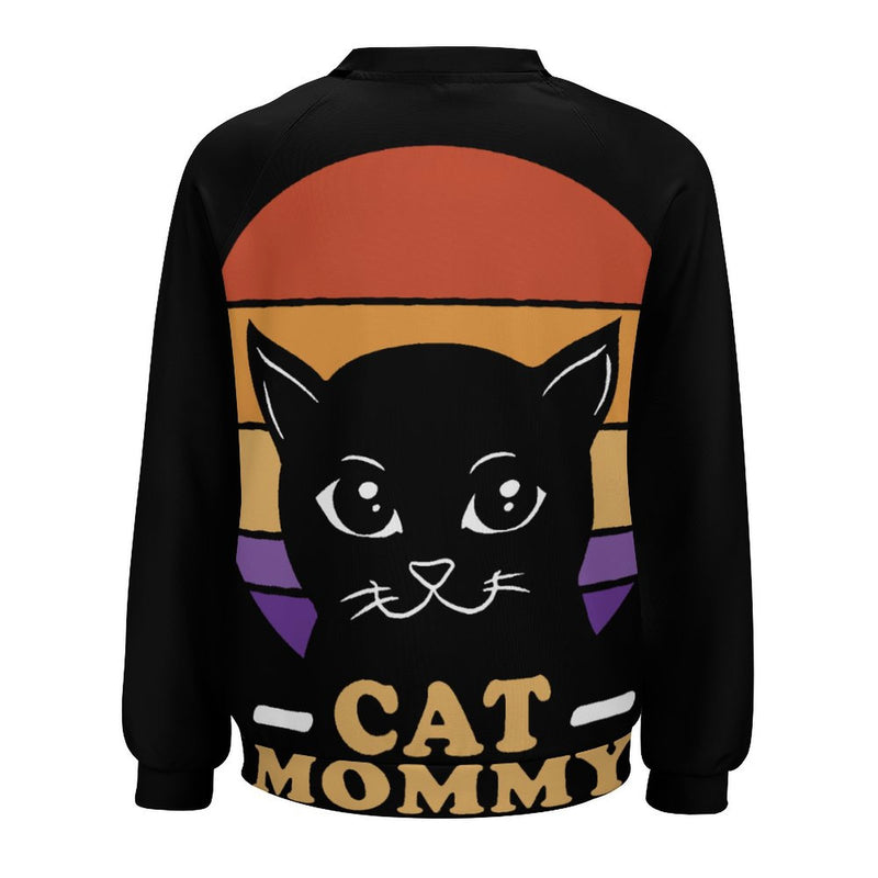 Women's Cat Mommy Anime Sweatshirt