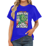 Women's Morning People Abstract Classic Fit T-shirt