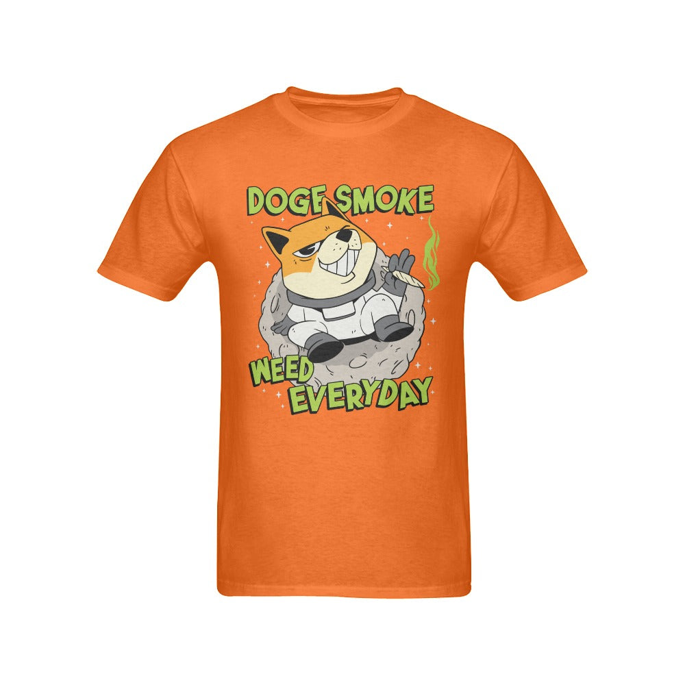 Men's Doge Smoke Streetwear Classic Fit T-shirt