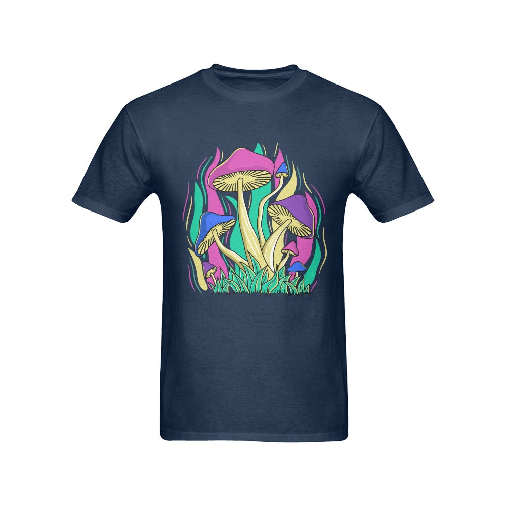 Men's Funky Mushroom Streetwear Classic Fit T-shirt