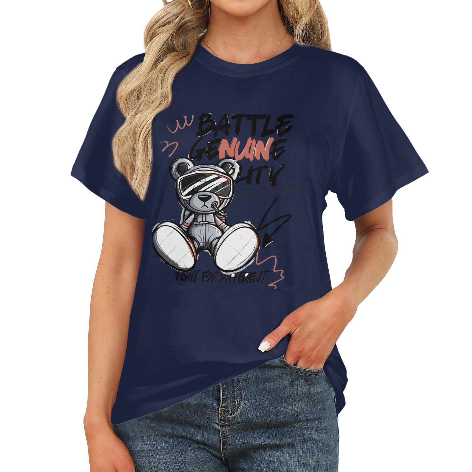 Women's Battle Genuine Streetwear Classic Fit T-shirt