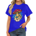 Women's Single Mushroom Acid & Punk Classic Fit T-shirt