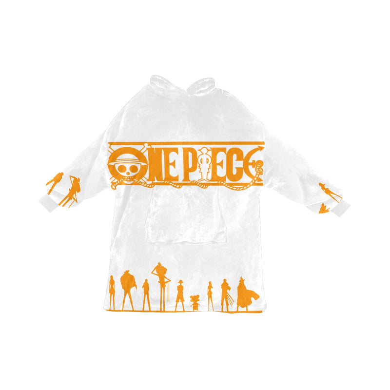 Women's One Piece Anime Blanket Hoodie