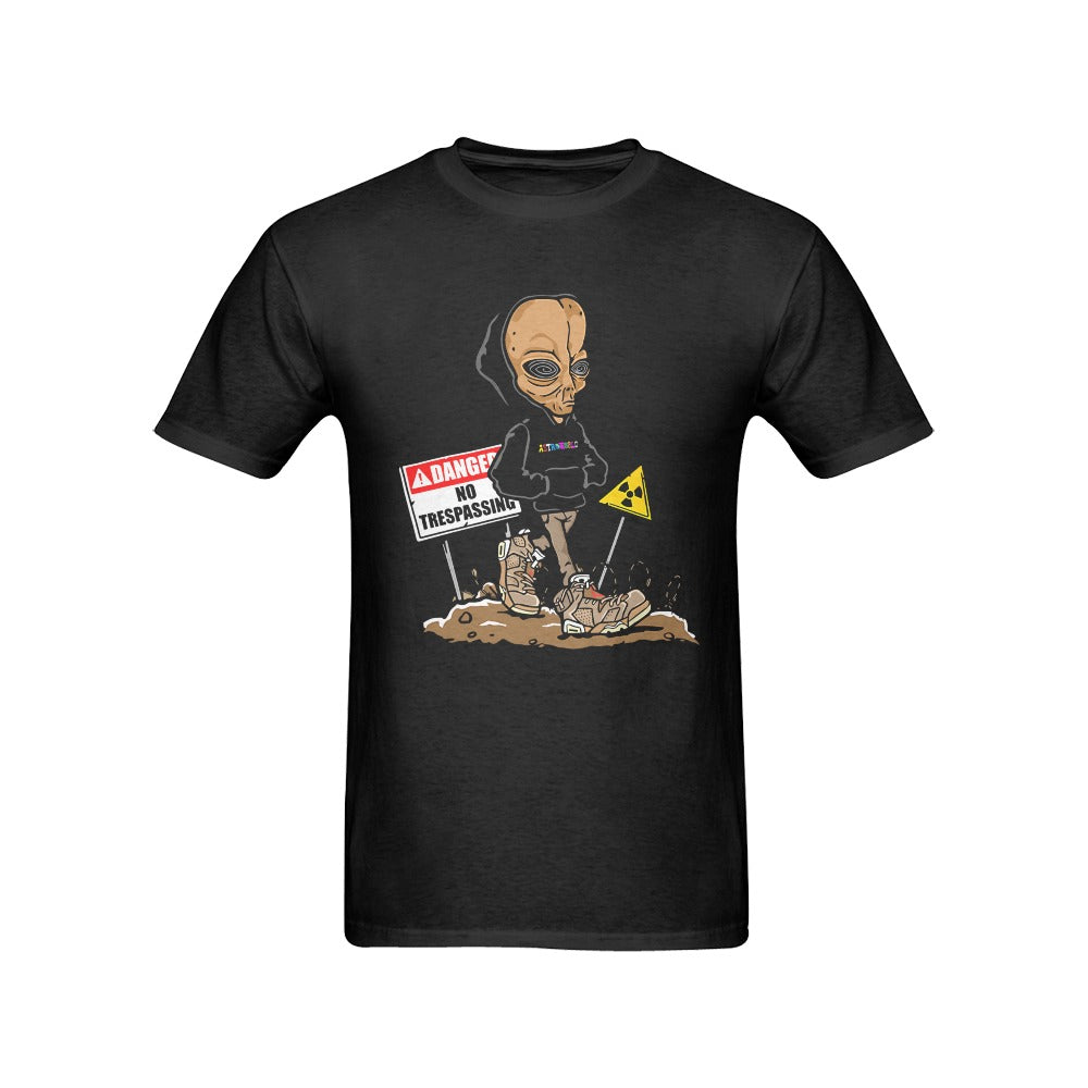 Men's No Trespassing Streetwear Classic Fit T-shirt