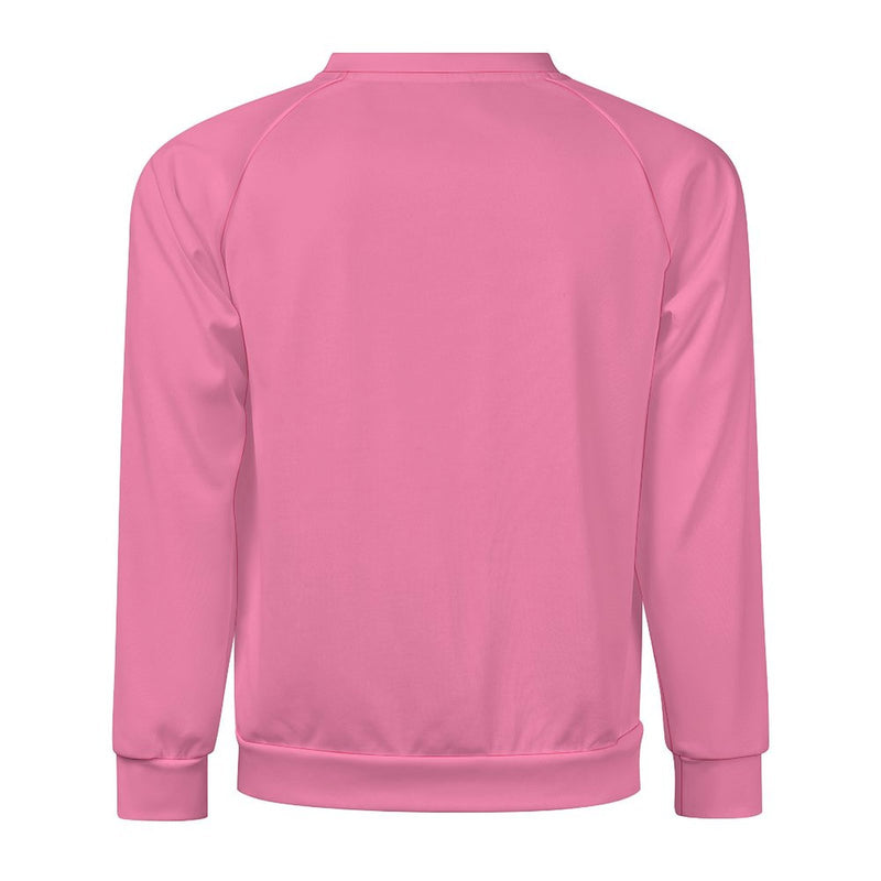 Men's Light Pink Solid Sweatshirt