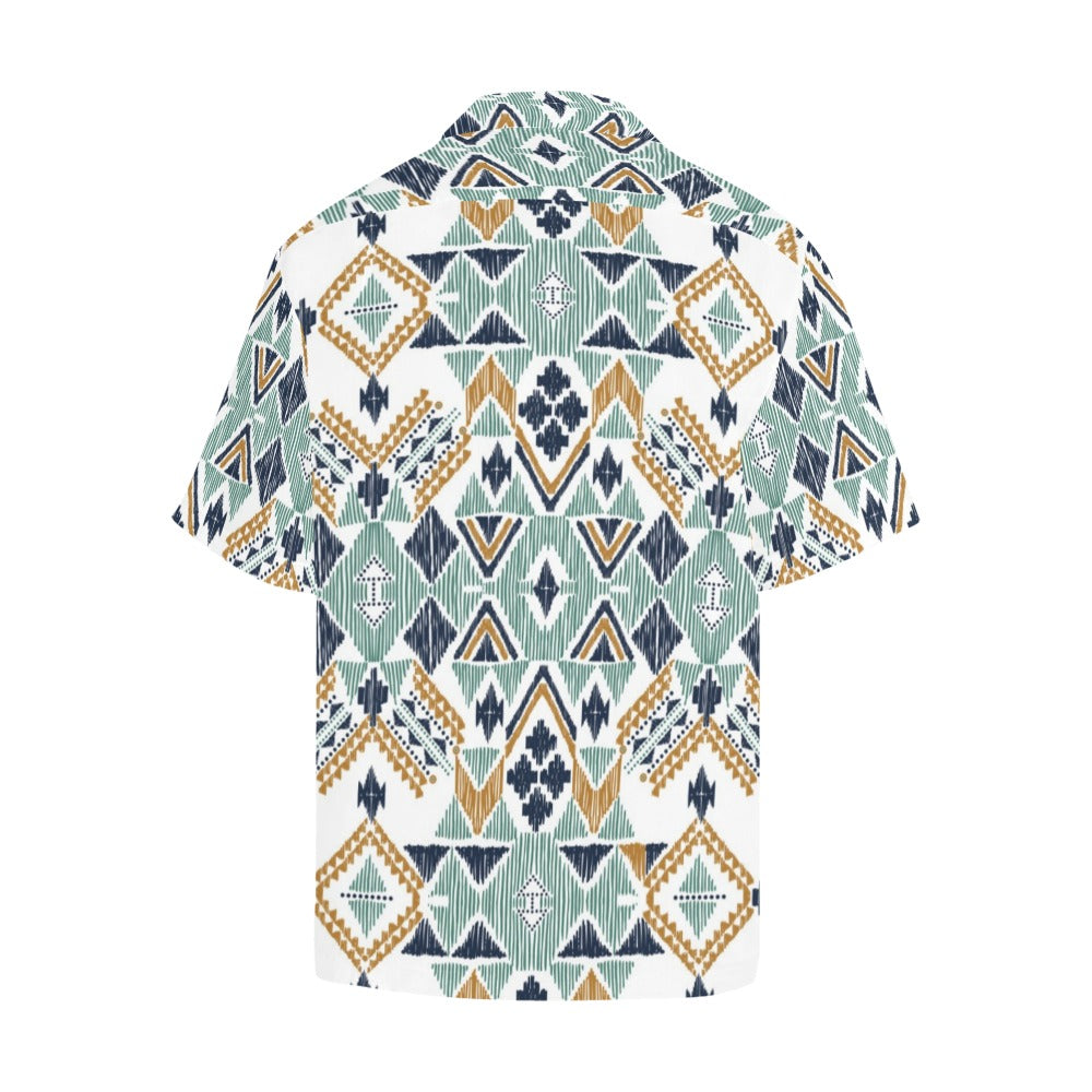 Men's Tazrik Mosaic Abstract Half Sleeve Shirt