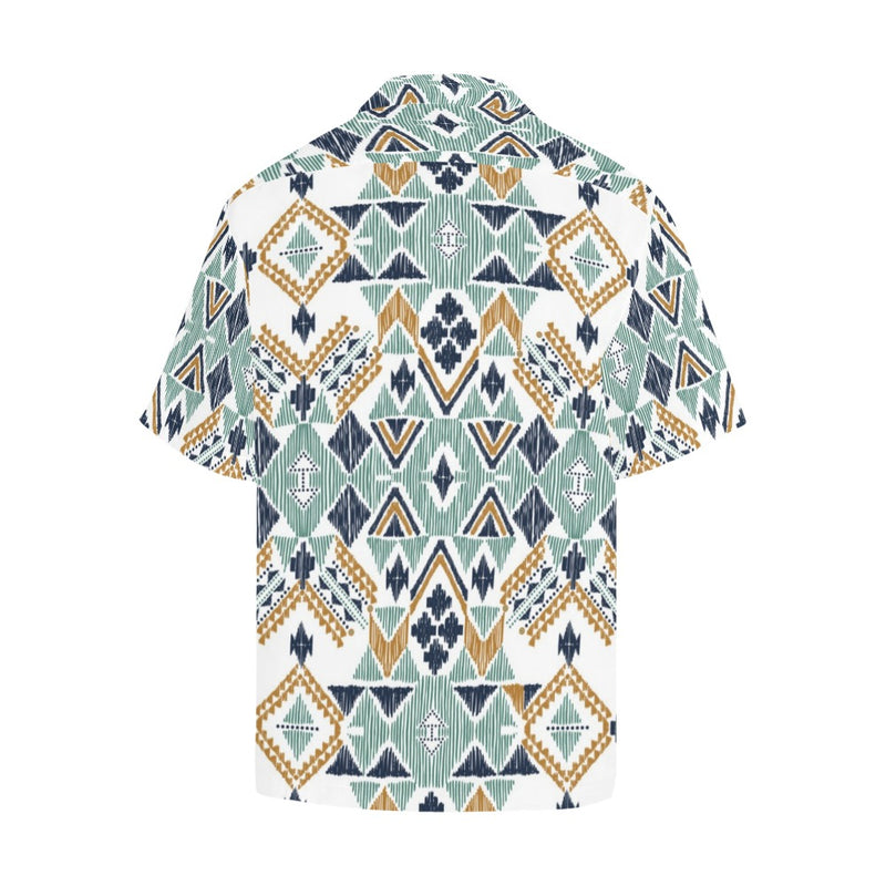 Men's Tazrik Mosaic Abstract Half Sleeve Shirt