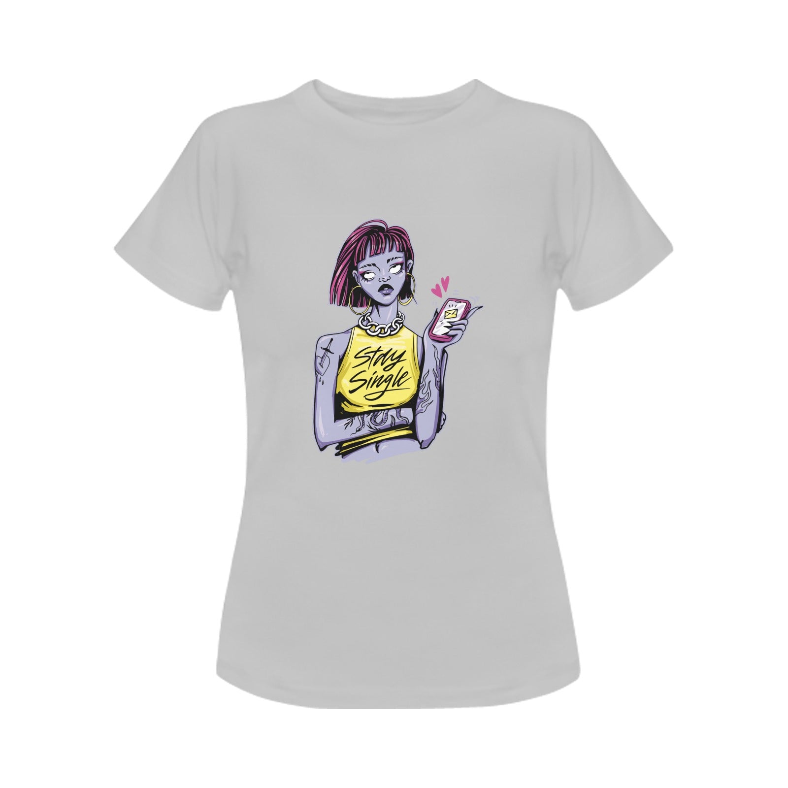 Women's Stay Single Streetwear Classic Fit T-shirt