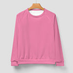 Men's Light Pink Solid Sweatshirt
