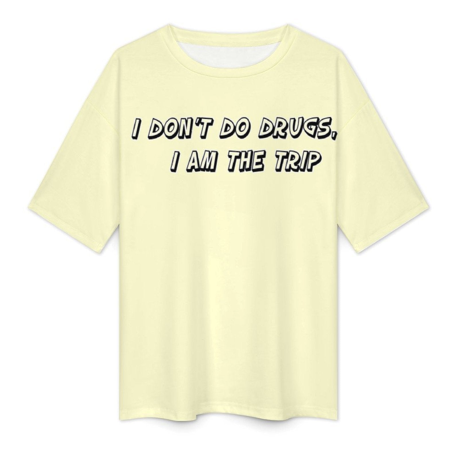 Men's I'm The Trip Typography Oversized T-shirt