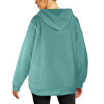 Women's Fe-male Abstract Flannel Hoodie