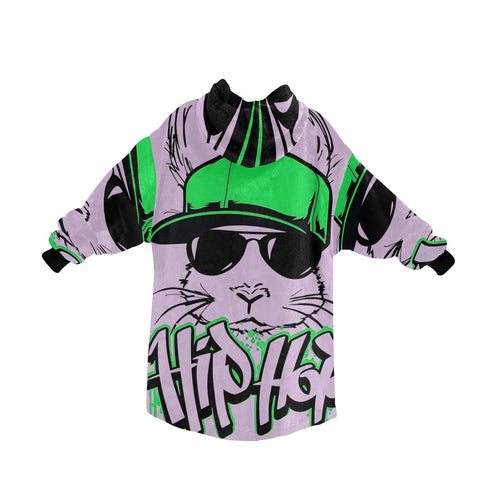 Men's Hip Hop Streetwear Blanket Hoodie