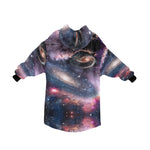 Men's Spiral Nebula Abstract Blanket Hoodie
