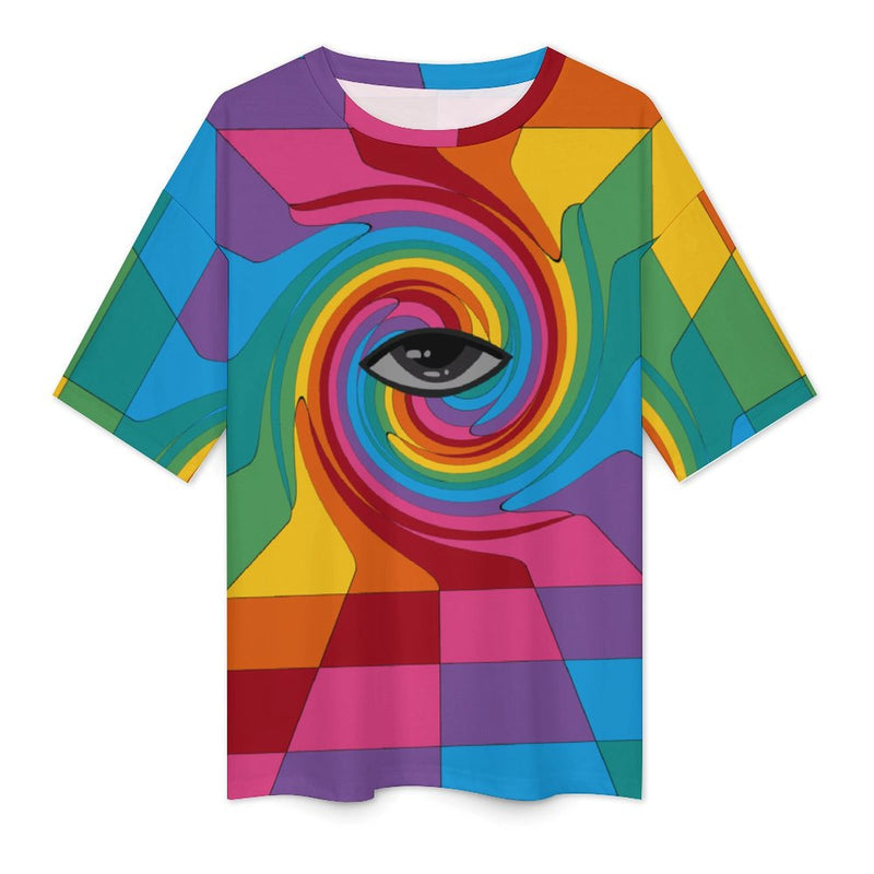 Men's Psychedelic 3rd Eye Acid & Punk Oversized T-shirt