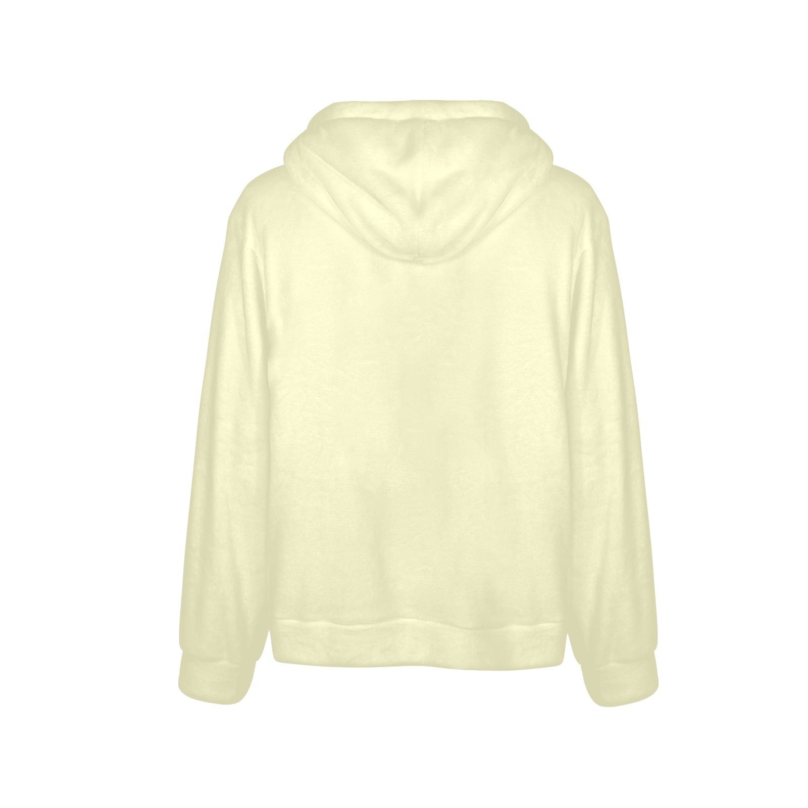 Men's Pale Spring Bud Solid Flannel Hoodie