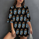 Women's Dark Card Acid & Punk Oversized T-shirt