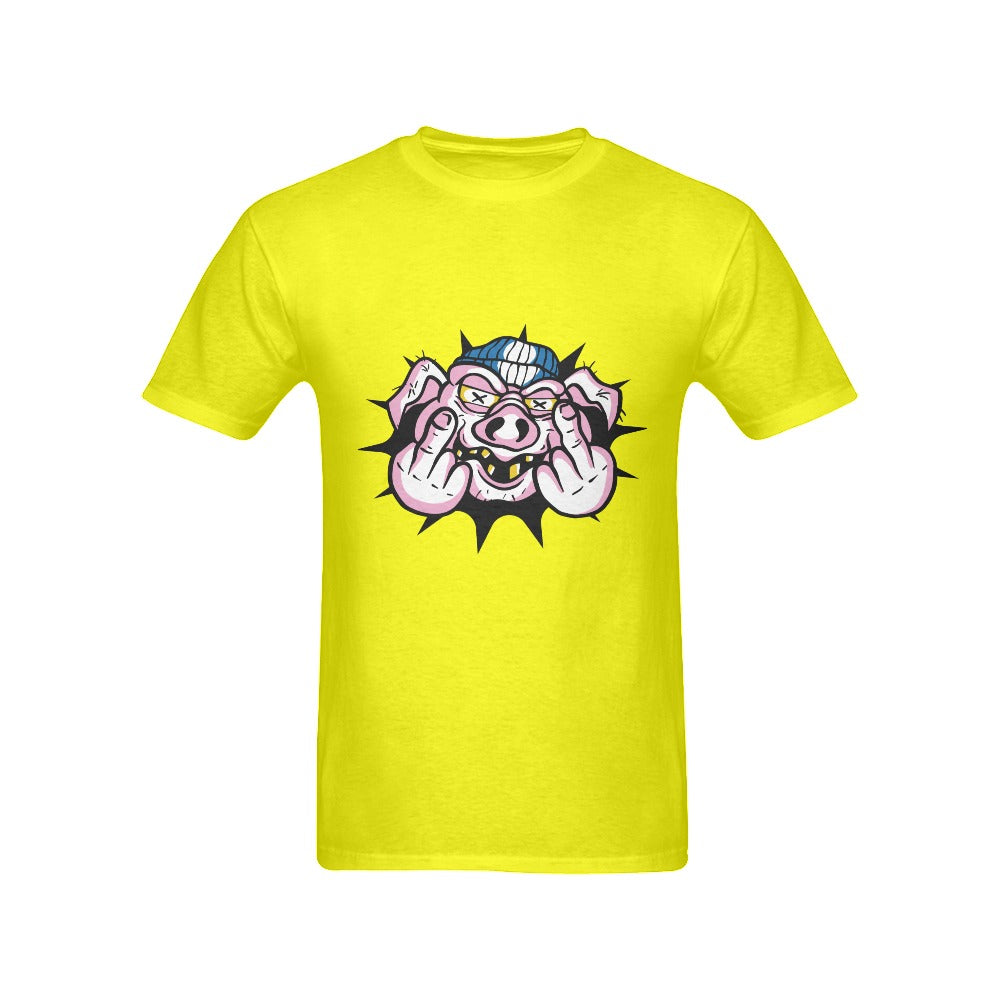 Men's Pig Dude Streetwear Classic Fit T-shirt