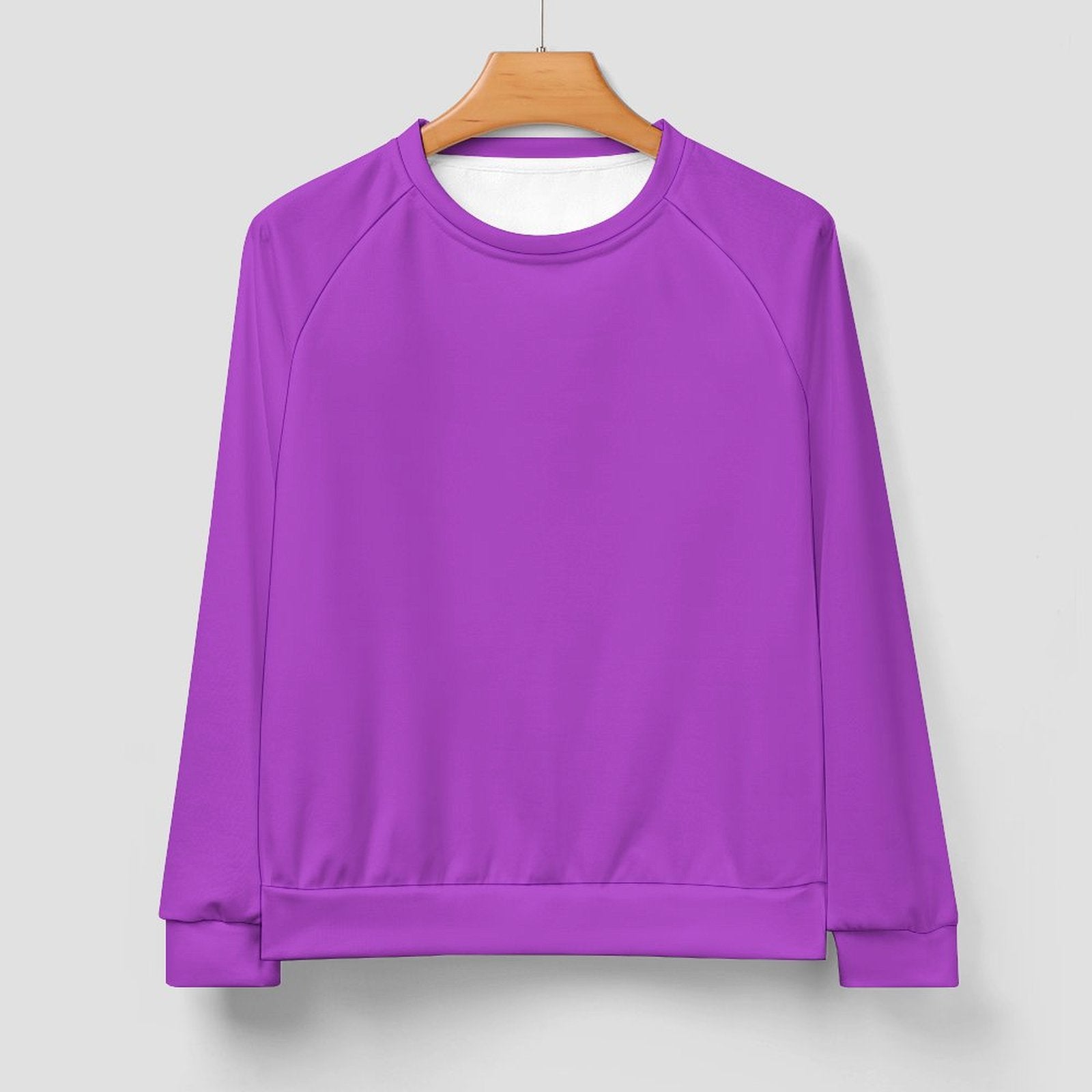 Men's Deep Lilac Solid Sweatshirt