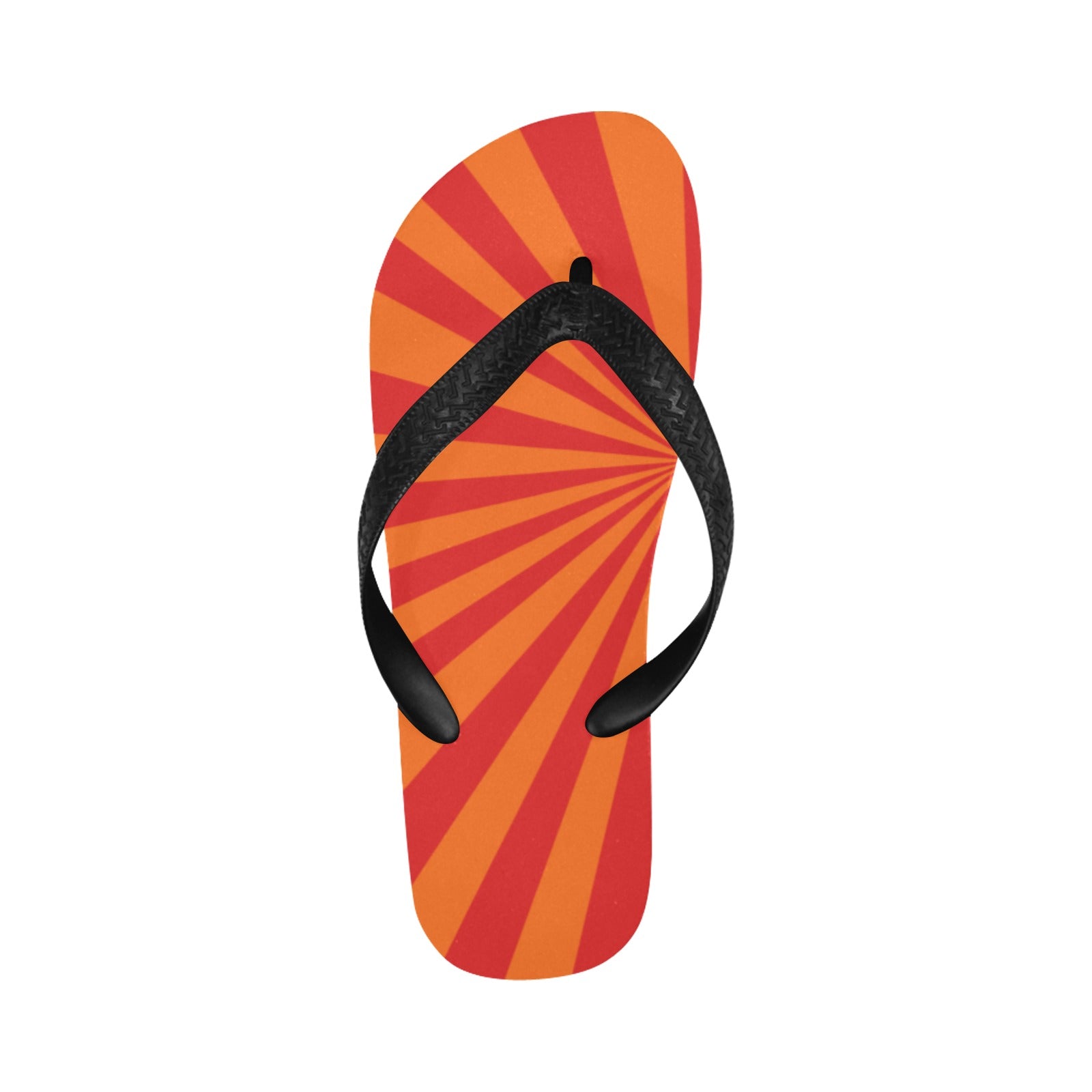 Women's Vibrant Strips Abstract Flip Flops