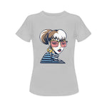 Women's Pop Lady Abstract Classic Fit T-shirt