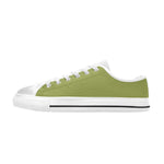 Men's Asparagus Solid Low Top Shoes