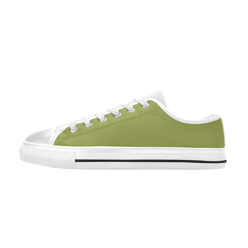 Men's Asparagus Solid Low Top Shoes