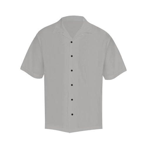 Men's Silver Solid Half Sleeve Shirt