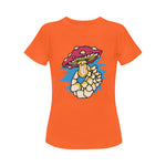 Women's Single Mushroom Acid & Punk Classic Fit T-shirt