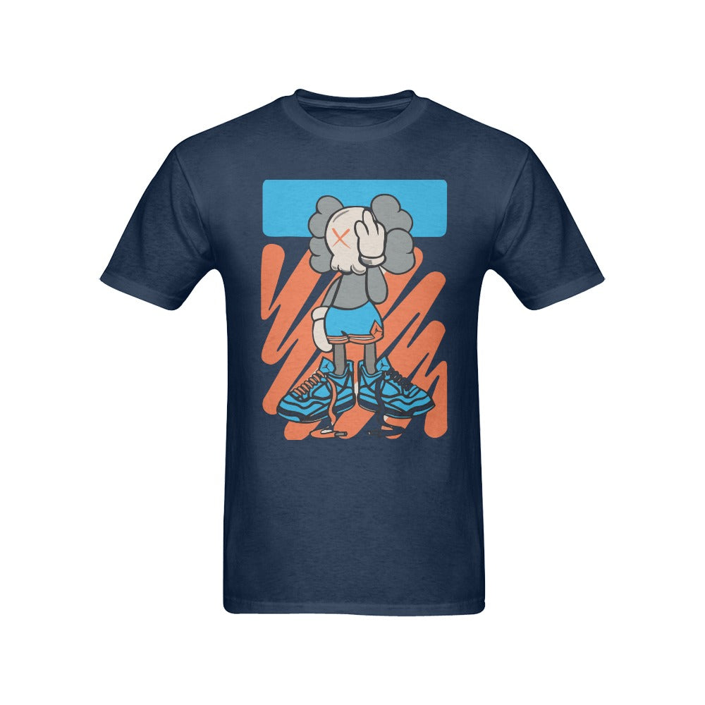 Men's Dumb Skull Dude Streetwear Classic Fit T-shirt
