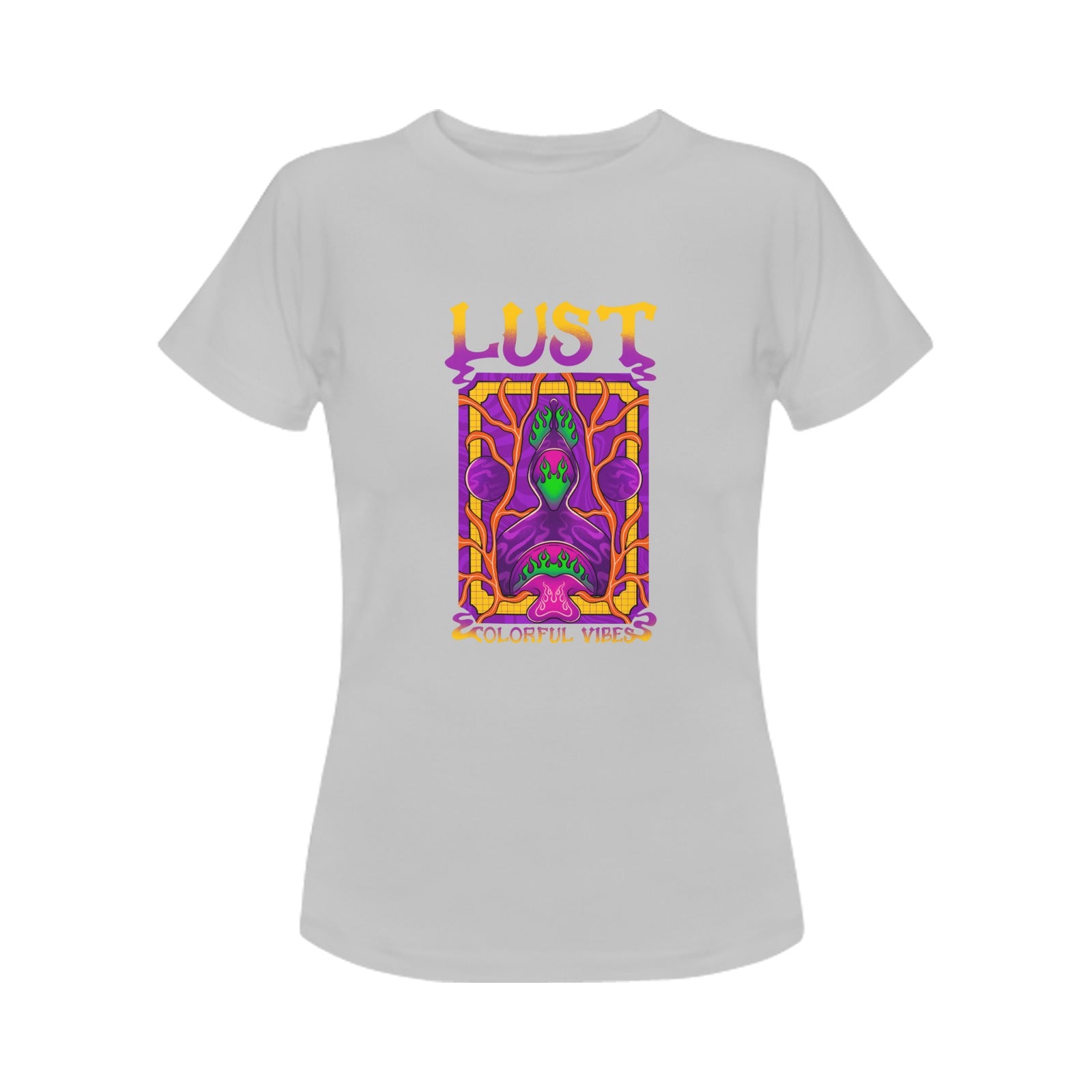 Women's Lust Acid & Punk Classic Fit T-shirt