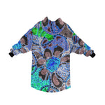 Men's Asian Batik Pattern Abstract Blanket Hoodie