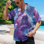 Men's Godly Face Abstract Half Sleeve Shirt