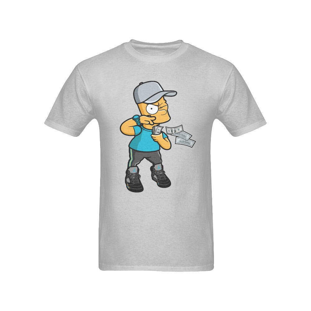 Men's Simpson Money Streetwear Classic Fit T-shirt