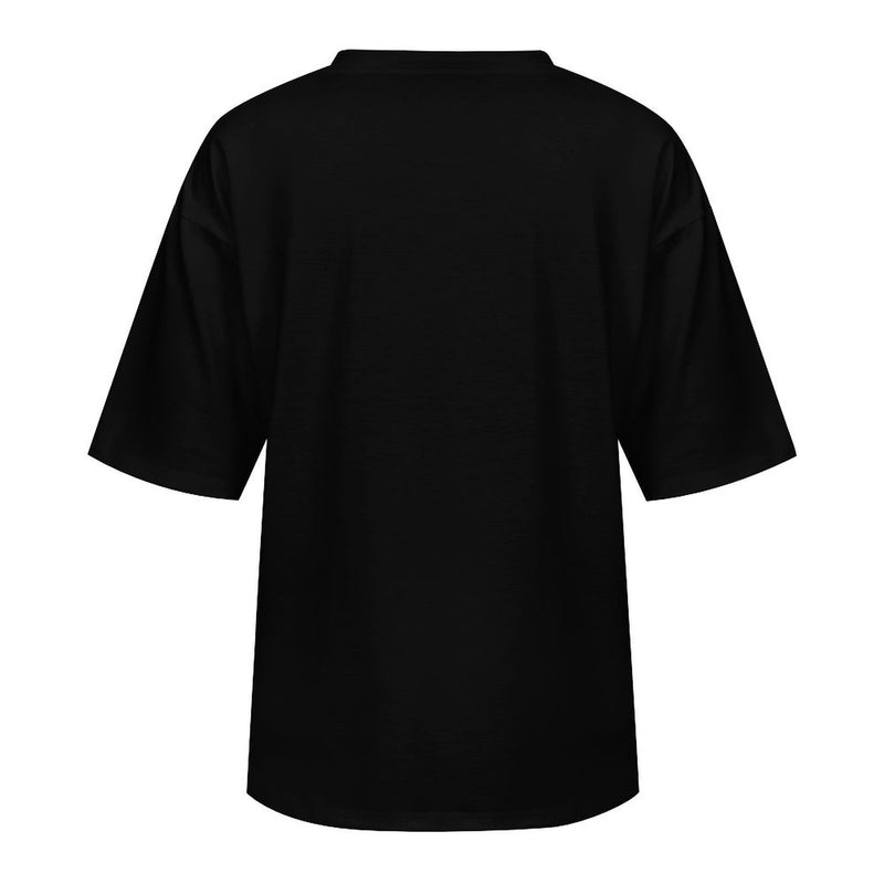 Design Drop-Shoulder Mid-Sleeve T-Shirt - New