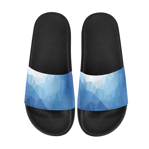 Men's Blue Prism Abstract Slider Sandals