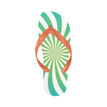 Men's Swirl Twist Abstract Flip Flops