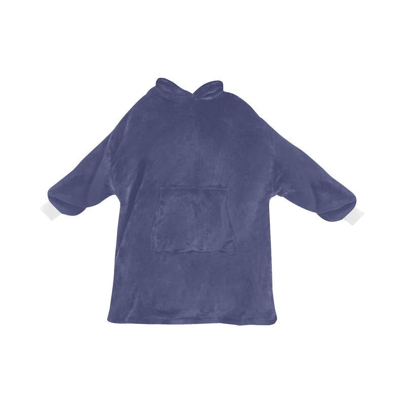 Women's UCLA Blue Solid Blanket Hoodie