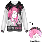 Women's Uraraka My Hero Academia Anime Flannel Hoodie