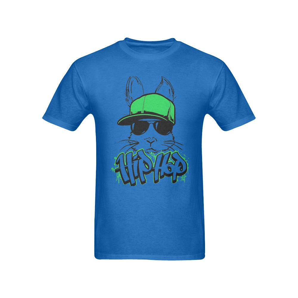 Men's Bunny Hip Hop Streetwear Classic Fit T-shirt