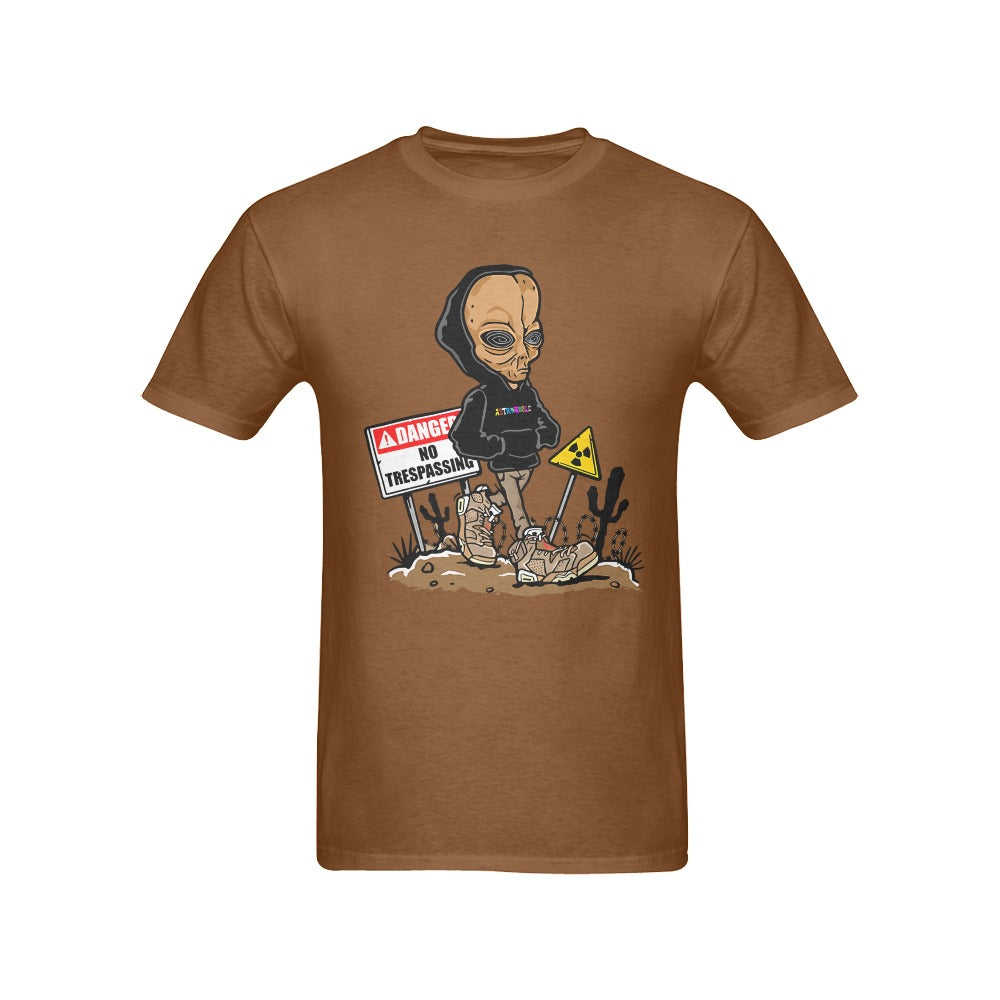 Men's No Trespassing Streetwear Classic Fit T-shirt