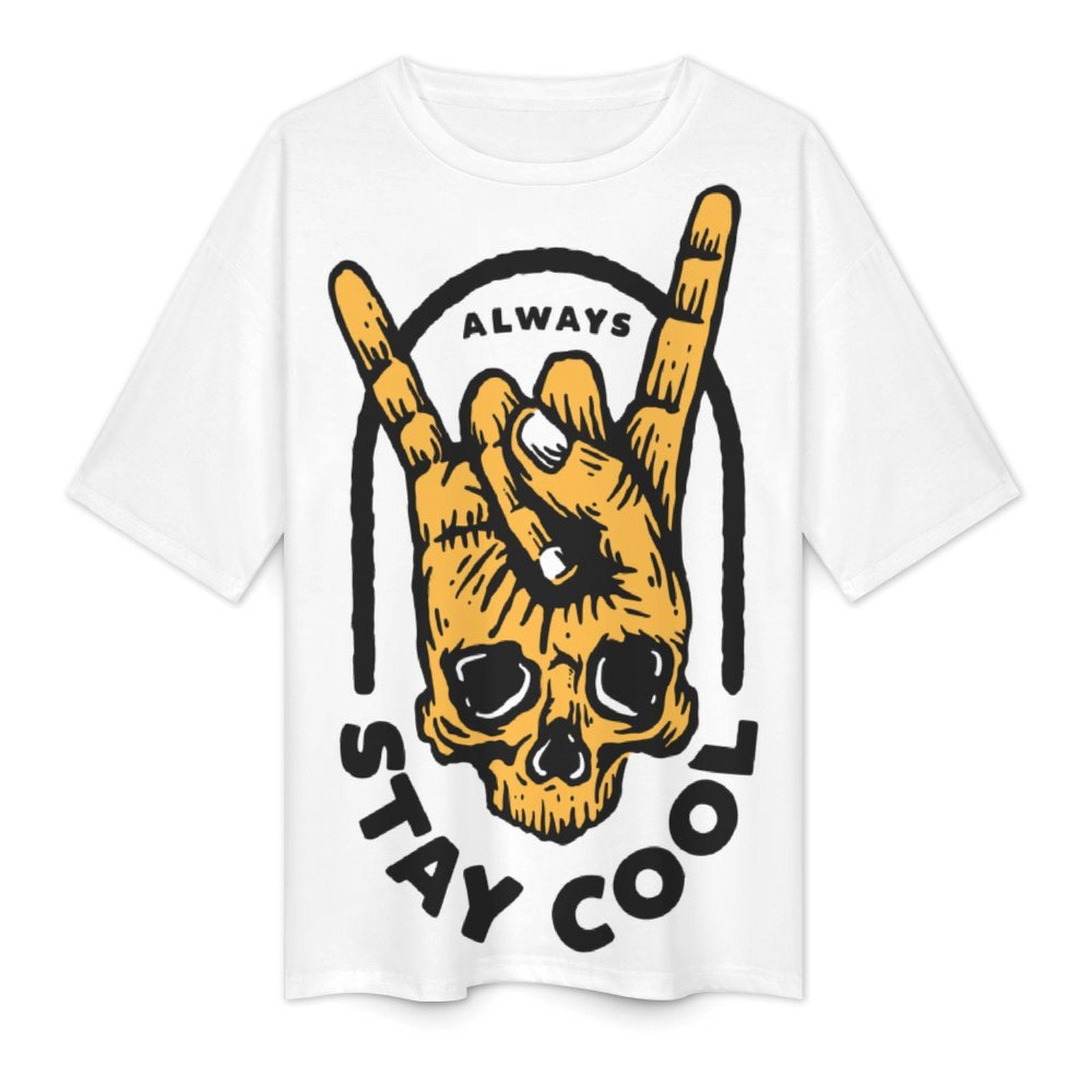 Men's Always Stay Cool Acid & Punk Oversized T-shirt