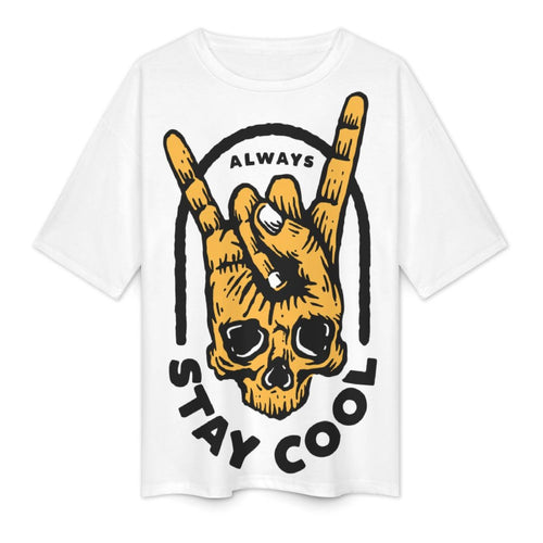 Women's Always Stay Cool Acid & Punk Oversized T-shirt