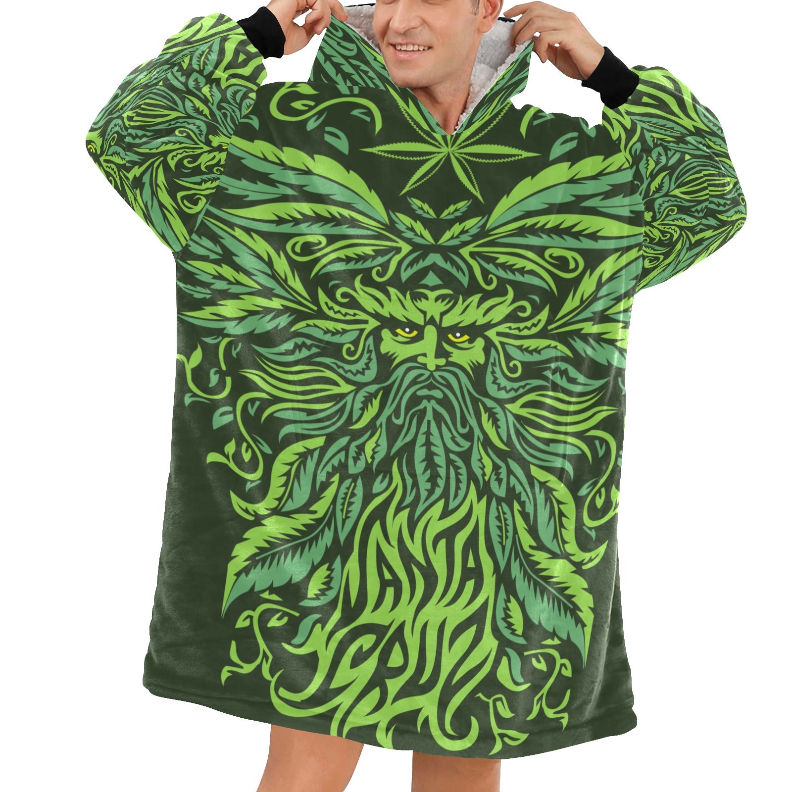 Men's Psychedelic Trippy Blanket Hoodie