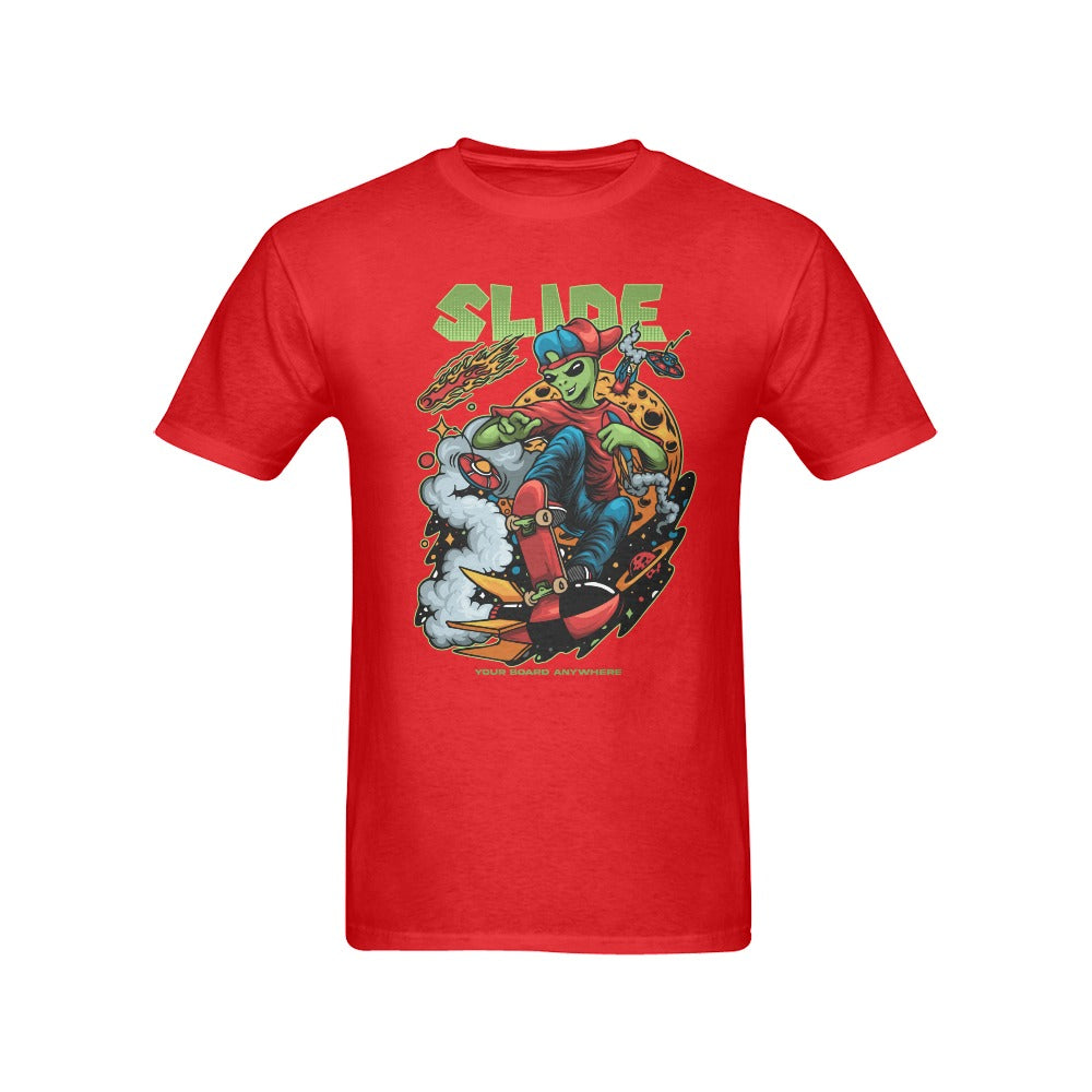Men's Slide Streetwear Classic Fit T-shirt