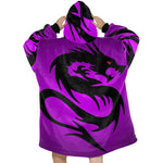 Men's Mortal Combat Abstract Blanket Hoodie