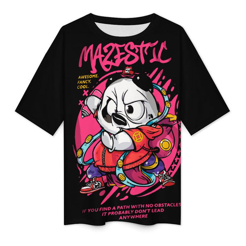 Women's Panda Chi Anime Oversized T-shirt