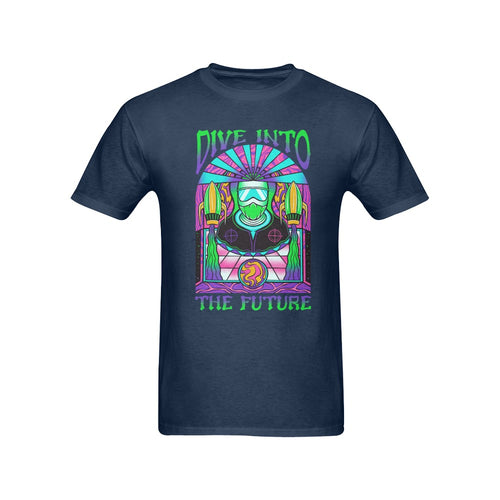 Men's Dive Into The Future Streetwear Classic Fit T-shirt