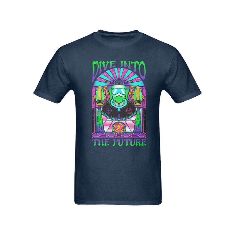 Men's Dive Into The Future Streetwear Classic Fit T-shirt
