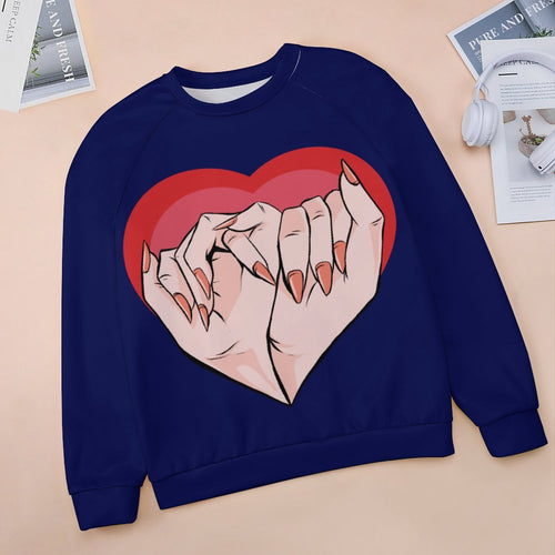Women's Beautiful Heart Abstract Sweatshirt