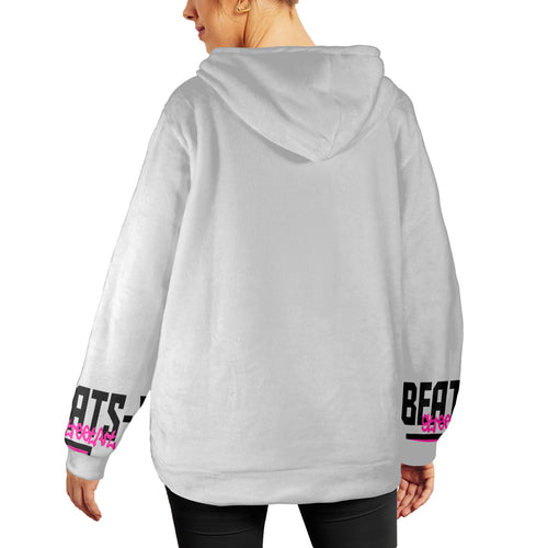 Women's BEATS-YOLO Streetwear Flannel Hoodie